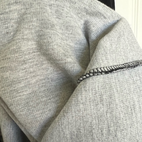 Gray Men's Casual Long Sleeve Shirt Thermal Slim Fit Raglan Shirts XL - Picture 4 of 8